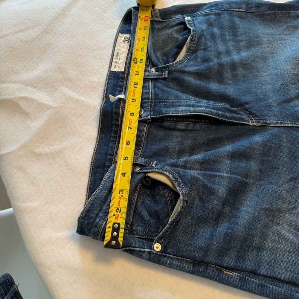 rag & bone Women's Dark Blue Boot Cut Jeans